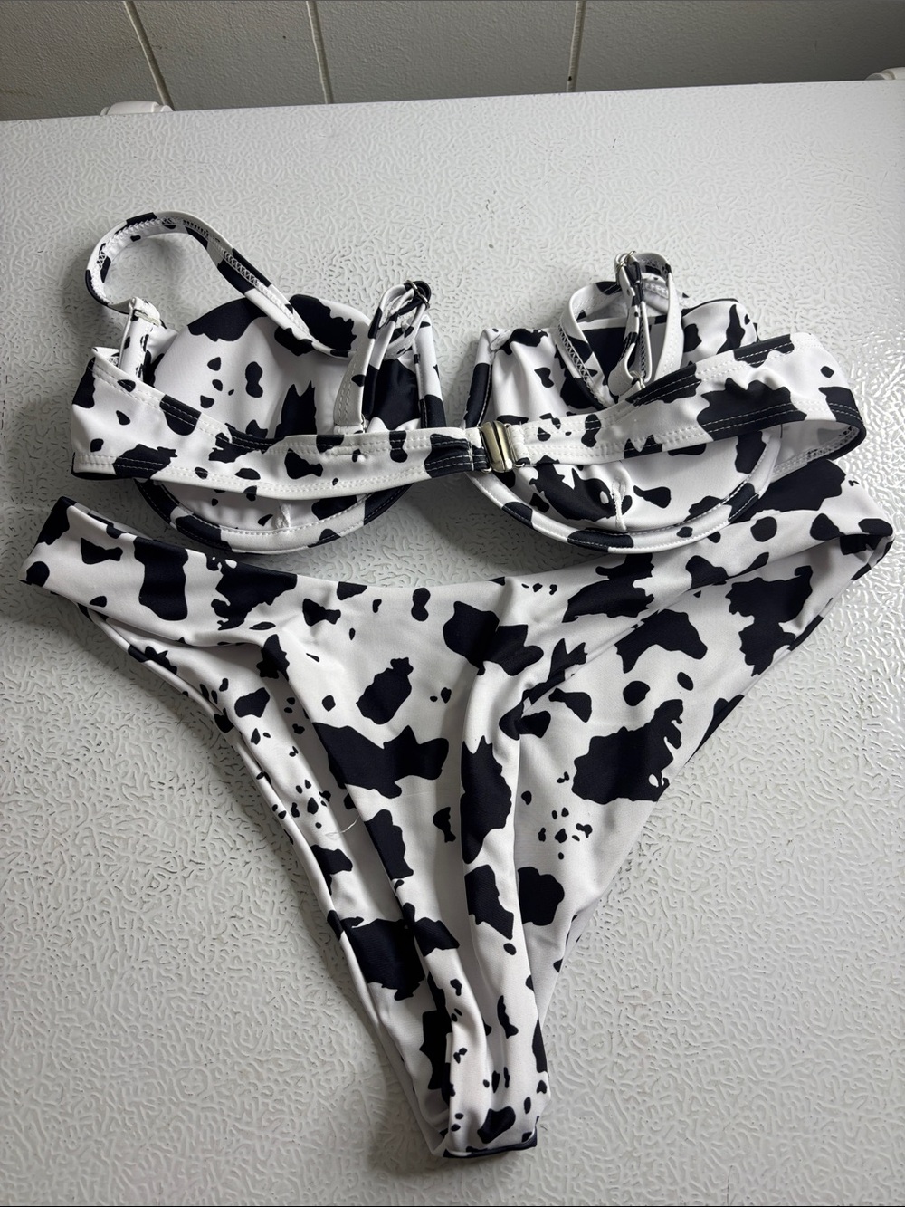 399 - Brand new cow print bathing suit - NEW - Picture 2 of 3